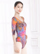 Autumn/Winter Print Tight-fitting Ballet Leotard Dacnce Practice Clothes - Dorabear