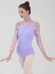 Autumn/Winter Stand Collar Long Sleeve Off Shoulder Ballet Practice Leotard - Dorabear