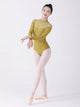 Autumn/Winter Standing Collar Long-sleeved Leotard Ballet Practice Clothes - Dorabear