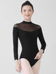 Autumn/Winter Standing Collar Long-sleeved Leotard Ballet Practice Clothes - Dorabear