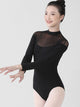 Autumn/Winter Standing Collar Long-sleeved Leotard Ballet Practice Clothes - Dorabear