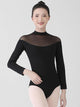 Autumn/Winter Standing Collar Long-sleeved Leotard Ballet Practice Clothes - Dorabear