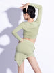 Autumn/Winter Training Performance Clothes Latin Dance Practice Suit - Dorabear