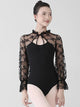 Ballet Autumn/Winter Training Clothes Lace-up Long-sleeve Dance Leotard - Dorabear