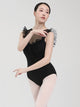 Ballet Basic Training Clothes Stitching Lace Sleeve Dance Leotard - Dorabear
