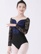 Ballet Dance Training Suit Autumn/Winter Long-sleeved Lace Leotard - Dorabear