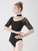 Ballet Hanging Neck Dance Leotard High Crotch Lace Training Jumpsuit - Dorabear