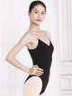 Ballet High Crotch Contrast Suspender Leotard Training Clothes - Dorabear