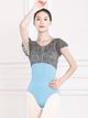 Ballet Lace Short-sleeved Ruffled Exercise Clothing Dacne Leotard - Dorabear