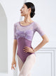 Ballet Leotard Embroidered Mesh Backless Dance Practice Clothing - Dorabear