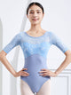 Ballet Leotard Embroidered Mesh Backless Dance Practice Clothing - Dorabear