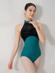 Ballet Leotard Halter Neck Backless Dance Exercise Clothes - Dorabear