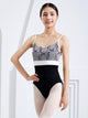 Ballet Leotard Sling Embroidered Mesh Splicing Dance Practice Clothing - Dorabear