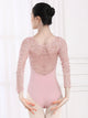 Ballet Long-sleeved Lace Practice Clothes Dance Leotard - Dorabear