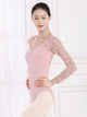 Ballet Long-sleeved Lace Practice Clothes Dance Leotard - Dorabear