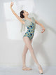 Ballet Mesh Tie Floral Leotard Dance Practice Clothes - Dorabear