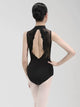 Ballet Practice Clothes Sleeveless Turtleneck Backless Leotard - Dorabear