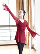 Ballet Practice Clothes Tops Classical Dance Rhyme Gauze Dance Performance Clothes - Dorabear