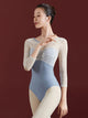 Ballet Practice Clothes U-shaped Backless Stereo Lace Round Neck Leotard - Dorabear