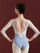 Ballet Practice Clothes U-shaped Backless Stereo Lace Round Neck Leotard - Dorabear