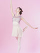 Ballet Practice Clothes Printed Mesh Stitching Leotard Gauze Skirt - Dorabear