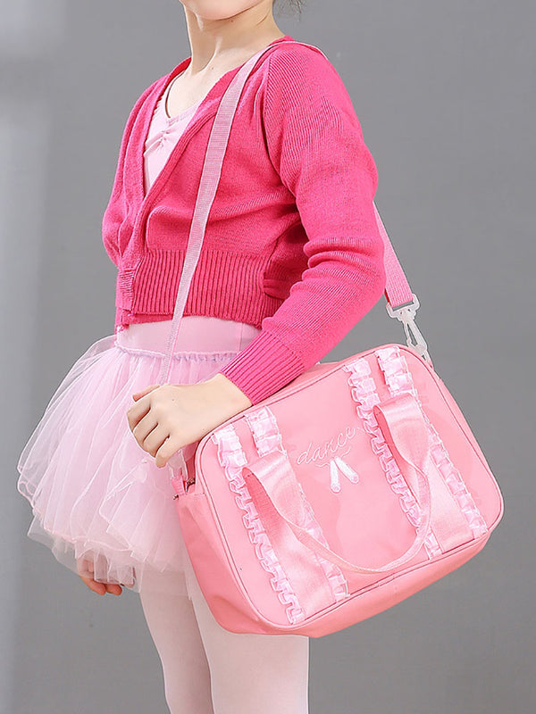 Ballet Practice Shoulder Bag Lace Hand Carry Dance Shoes Storage Bag