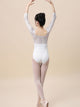 Ballet Quick-drying Leotard Lace Stitching Mid-sleeve Dance Training Clothing - Dorabear