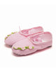 Ballet Shoes Handmade Small Flowers Soft Sole Dance Shoes - Dorabear