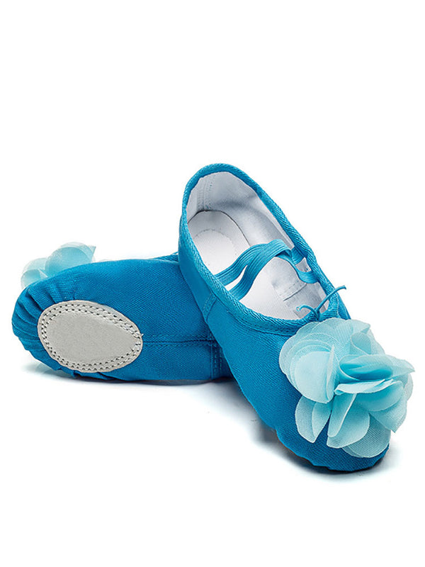 Ballet Soft Sole Exercise Shoes Flower Cat Claw Dance Shoes - Dorabear