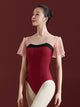 Ballet Square Collar Small Flying Sleeve Leotard Dance Practice Clothes - Dorabear