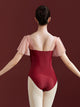 Ballet Square Collar Small Flying Sleeve Leotard Dance Practice Clothes - Dorabear