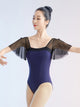 Ballet Square Collar Small Flying Sleeve Leotard Dance Practice Clothes - Dorabear