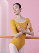 Ballet Square Neck Mid-Sleeves Leotard Practice Clothing - Dorabear