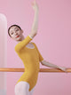 Ballet Square Neck Mid-Sleeves Leotard Practice Clothing - Dorabear