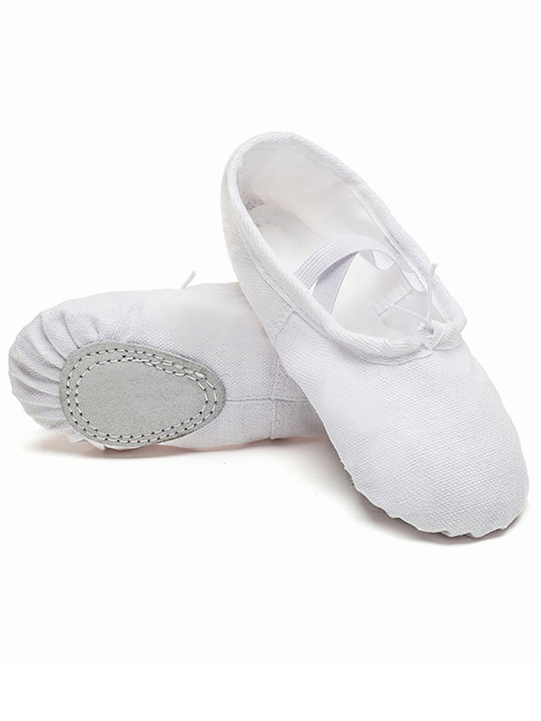 Ballet Training Shoes No Leather Head Adjustable Dance Shoes - Dorabear