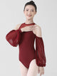 Ballet Training Suit Long-sleeved Off-shoulder Dance Leotard - Dorabear