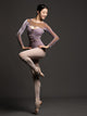 Ballet Velvet Long-sleeved Splicing Leotard Dance Practice Clothes - Dorabear