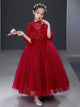 Banquet Gown Princess Dress Flower Girl Shaggy Wedding Dress Piano Performence Costume - Dorabear