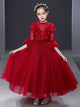 Banquet Gown Princess Dress Flower Girl Shaggy Wedding Dress Piano Performence Costume - Dorabear