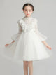 Banquet Gown Princess Dress Flower Girl Shaggy Wedding Dress Piano Performence Costume - Dorabear