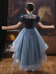 Banquet Gown Princess Dress Girls' Puffy Wedding Dress Piano Performance Costume - Dorabear