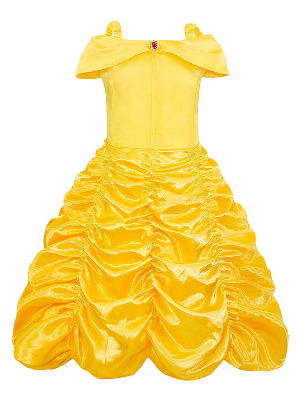 Belle Princess Puffy Dress Theme Character Costume - Dorabear