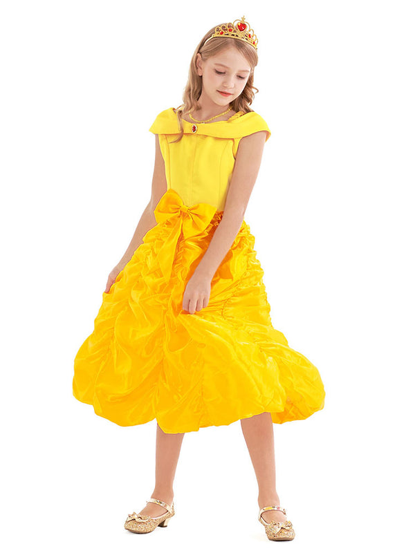 Belle Princess Puffy Dress Theme Character Costume - Dorabear