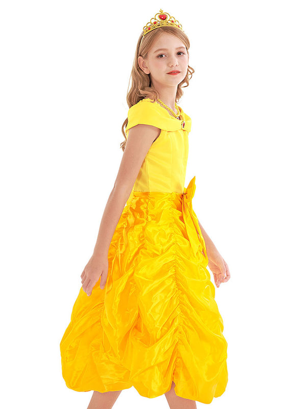 Belle Princess Puffy Dress Theme Character Costume - Dorabear