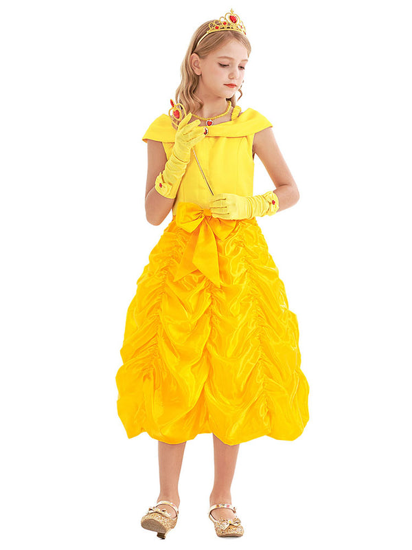 Belle Princess Puffy Dress Theme Character Costume - Dorabear