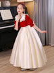 Birthday Princess Dress Girls Evening Gown  Autumn Performance Costume - Dorabear