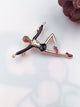 Brooch Accessories Ballet Girl Corsage Electroplating Clothing Accessories - Dorabear
