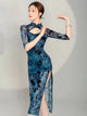 Classical Cheongsam Retro Republican Oriental Dance Training Costume Performance Costume - Dorabear