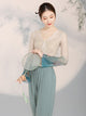 Classical Dance Costume Body Charm Gauze Clothes Chinese Dance Training Shirt - Dorabear
