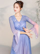 Classical Dance Gauze Clothes Elegant Training Clothes Chinese Dance Performance Suit - Dorabear